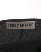Issey Miyake Black Sleeveless Avant Garde Dress - M