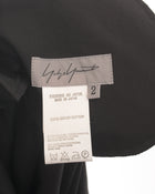 Yohji Yamamoto Spring 2003 Black Jumpsuit with Chain Strap Detail 