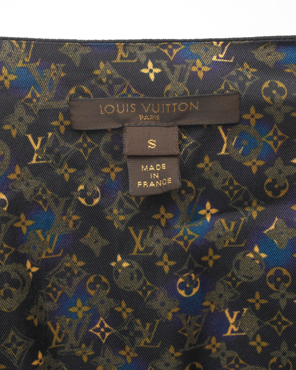 Louis Vuitton Black Intarsia Checkered Logo Tee – Savonches