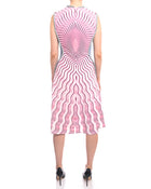 Mary Katrantzou Pre-Fall 2016 Pink Geometric Sleeveless Dress - 8