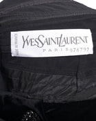 YSL Haute Couture Vintage 1990’s Velvet Off Shoulder Jacket - 38