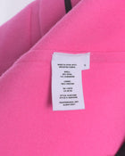 Helmut Lang Pink Wool Oversized Statement Coat - S