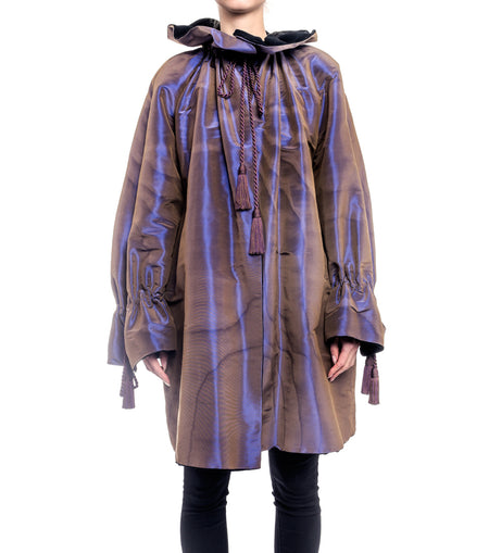 Yves Saint Laurent Vintage 1990's Purple Silk Taffeta Evening Jacket