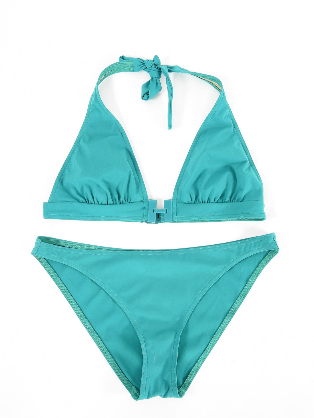 Hermes Bain / Swim Coral Green Beach Pareo Wrap + Bikini Set – I MISS ...