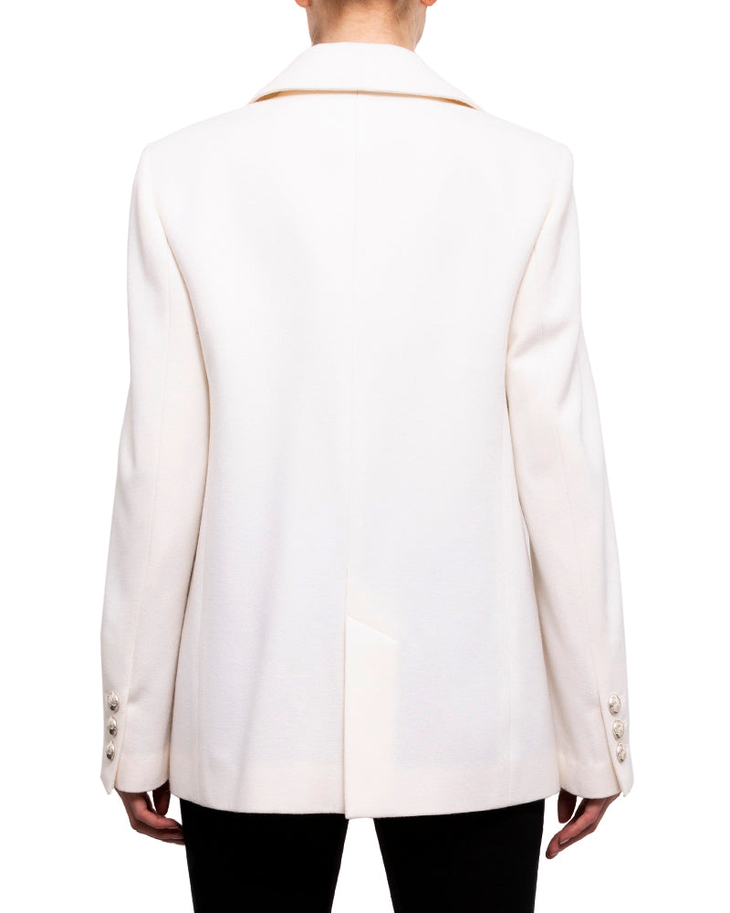 Velvet jacket Chanel White size 36 FR in Velvet - 31819365