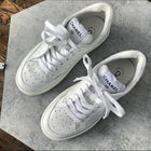 Chanel White Sneakers with Logo Detail at Back - 36.5 (USA 6)