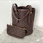 Louis Vuitton Monogram Canvas Mini Lin Bucket Bag