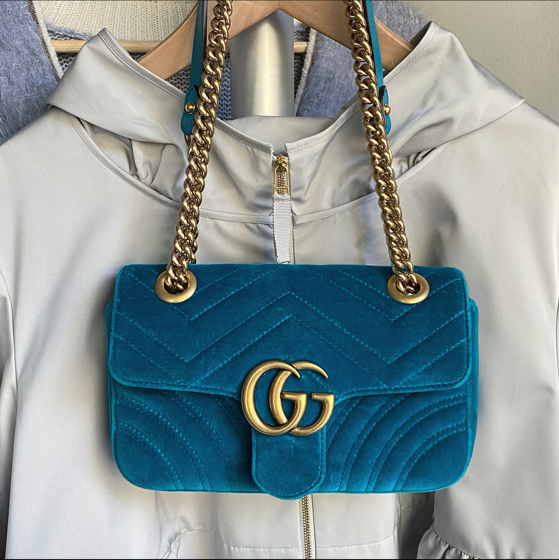 Turquoise gucci purse Clearance