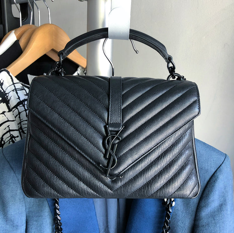 Saint laurent bag all black Clearance