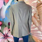 Stella McCartney Taupe Wool Blazer Jacket - L