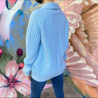 Stella McCartney Light Blue Cashmere Knit Cardigan Sweater - FR38 (S/M)