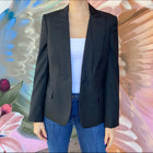 Stella McCartney Black Notched Collar Tuxedo Jacket - IT42 / USA 6