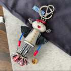 Prada Saffiano Leather Robot Keychain / Bag Charm