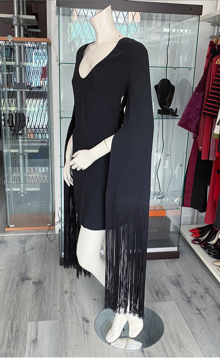 Stella mccartney fringe outlet dress