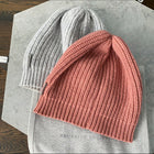 Brunello Cucinelli Light Grey Cashmere Knit Toque Hat