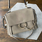 Chloe Faye Double Carry Bag in Smooth Calfskin
