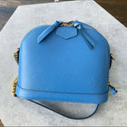 Louis Vuitton Blue Epi Alma Mini Chain Crossbody Bag