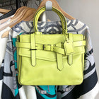 Reed Krakoff Neon Lime Green Large Boxer Tote Bag