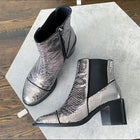 Alexandre Birman Silver Python Ankle boots - 37