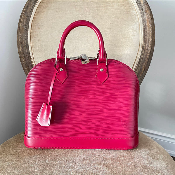 Louis Vuitton Fuchsia Epi Leather Alma PM Bag – I MISS YOU VINTAGE