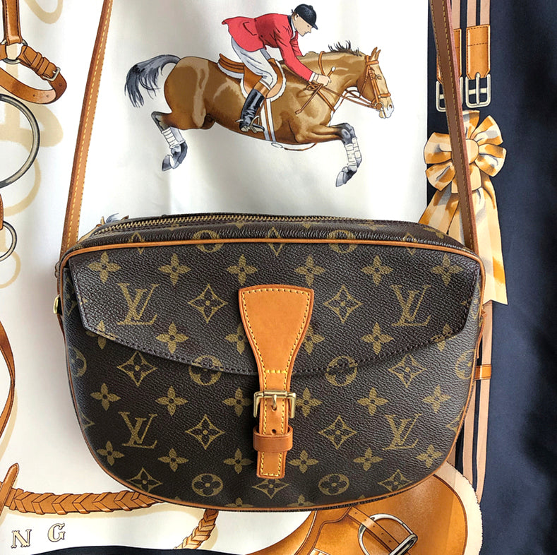 Auth Louis Vuitton Monogram JEUNE FILLE MM Pocket JUNK Shoulder bag  0L240080n