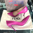 Fendi Magenta Anne Pumps with Slim Stiletto Heel - 41