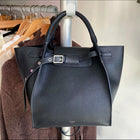 Celine Black Leather Small Big Bag Tote Bag