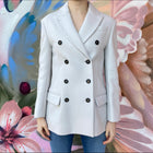 Brunello Cucinelli Light Grey Short Coat / Jacket -  IT38 / USA 2/4