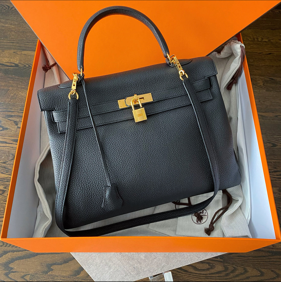 Hermès pre-owned Kelly 32 Retourne Handbag - Farfetch