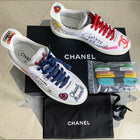 Chanel x Pharrell Limited Edition White Tennis Sneakers