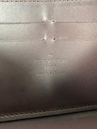 Louis Vuitton Plum Vernis Monogram Zippy Continental Wallet
