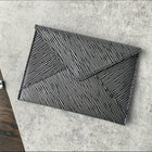 Louis Vuitton Silver and Black Epi Mini Flat Envelope Pouch