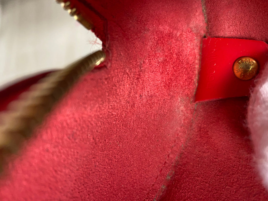 Louis Vuitton Red Epi Papillon 30 Bag and Mini Bag Set – I MISS