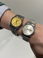 Rolex Oyster Perpetual Datejust Vintage 1982 Yellow 36mm Stainless Jubilee Watch.