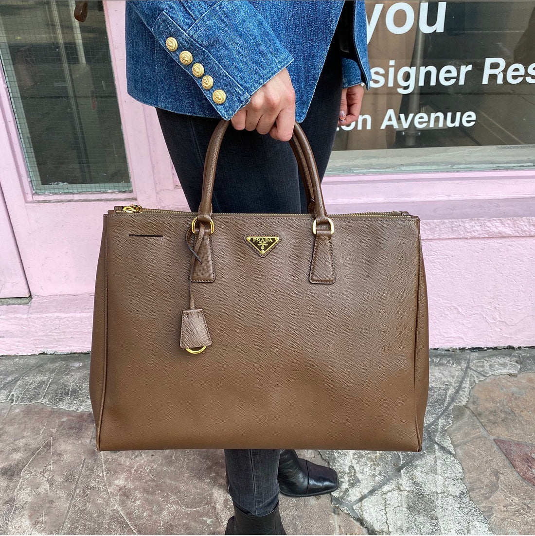 Prada galleria brown Clearance