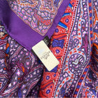 Hermes Silk Lalbhai 140cm Shawl Wrap Violet, Rouge, Mauve