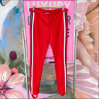 Gucci Red Knit Jersey Stripe Leggings / Joggers - M