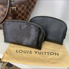 Louis Vuitton Black Epi Electric Small Cosmetic Pouch Bag 