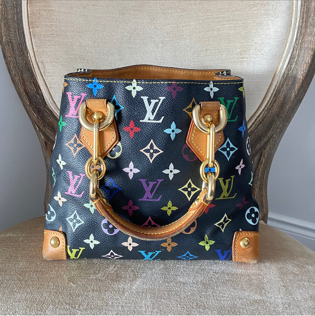 Louis Vuitton Mink Multicolore Handbag
