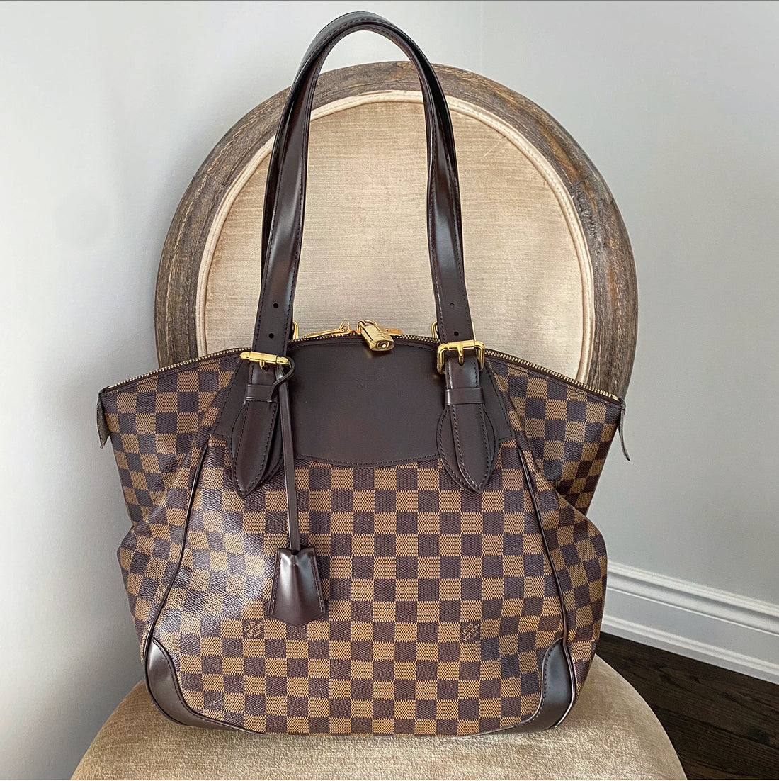 Louis Vuitton Damier Ebene Verona MM Shoulder Bag – I MISS YOU VINTAGE