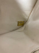 Chanel Vintage White and Orange Tweed Flap Bag