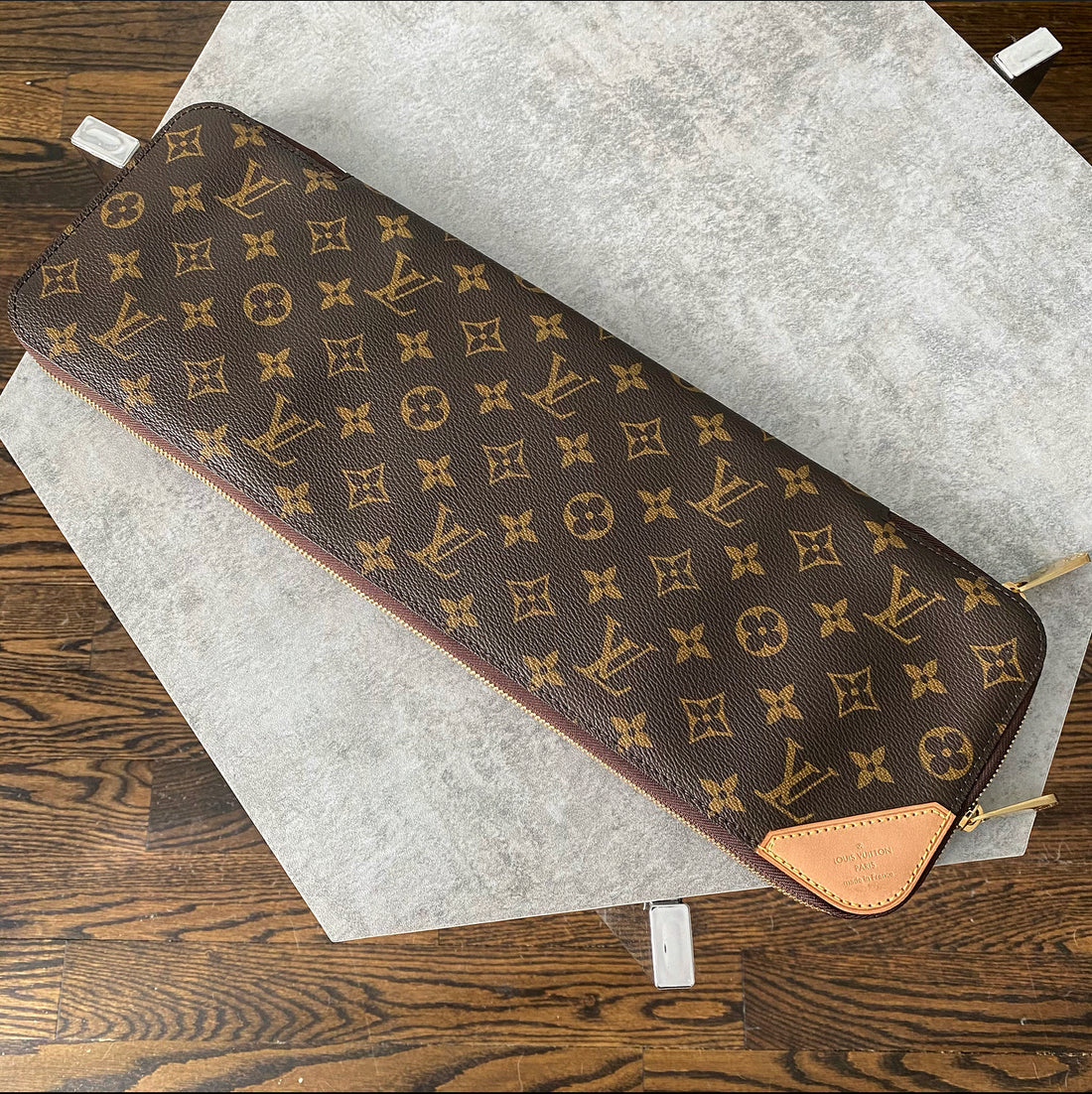 Louis Vuitton Etui 5 Cravates Monogram Canvas Tie Case