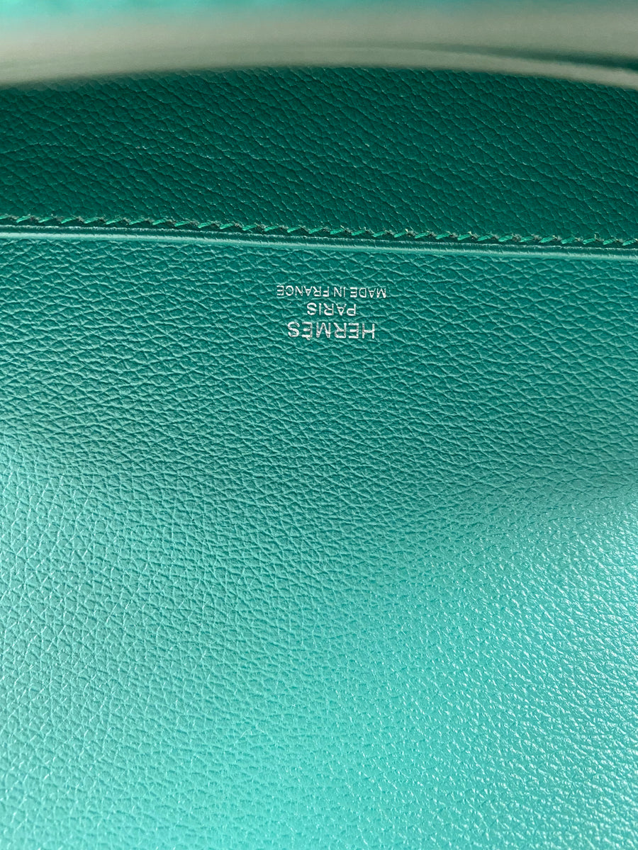 Hermes Mini Roulis Malachite Veau Evercolor Bag