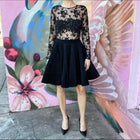 Alaia Black Thick Velour Full Circle Mini Skirt - USA 8/10