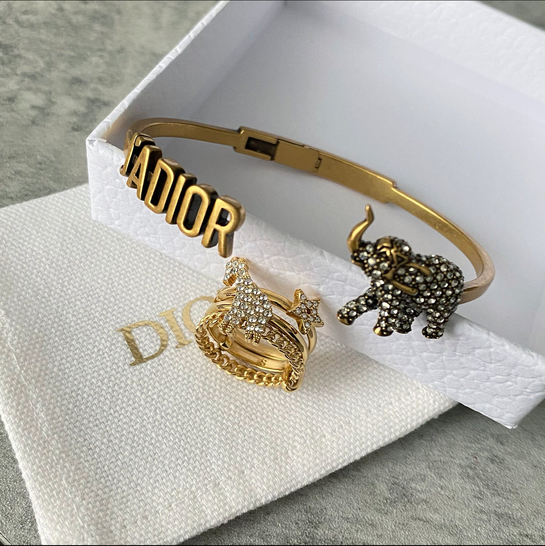 Dior store giraffe bracelet