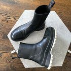 Stella McCartney Vegan Leather Track Sole Ankle Boot - 40 / 9.5