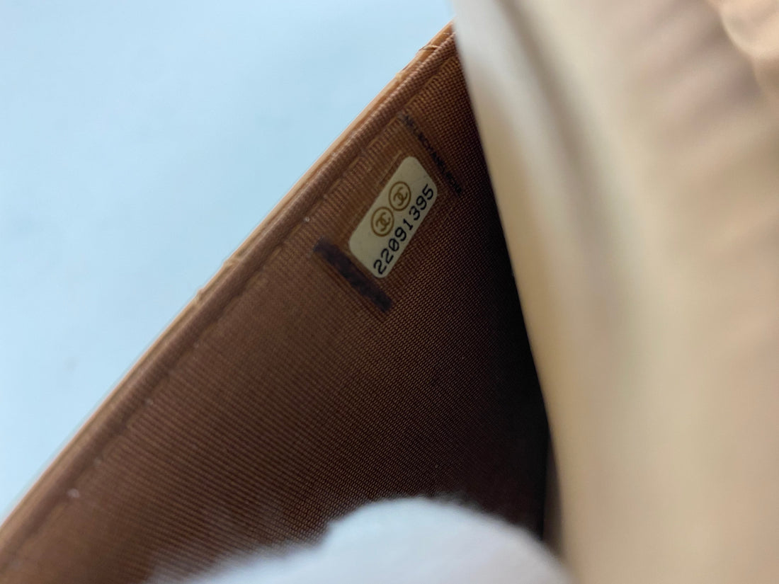 Chanel Copper Quilted Golden Class Wallet on Chain WOC