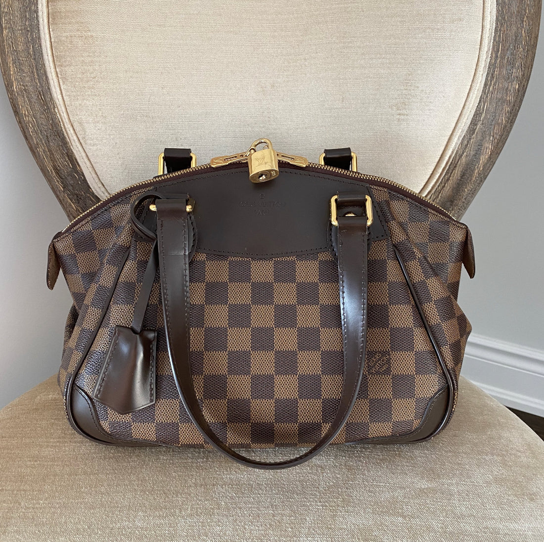 Louis Vuitton Verona N4117 PM Damier Ebene Handbag