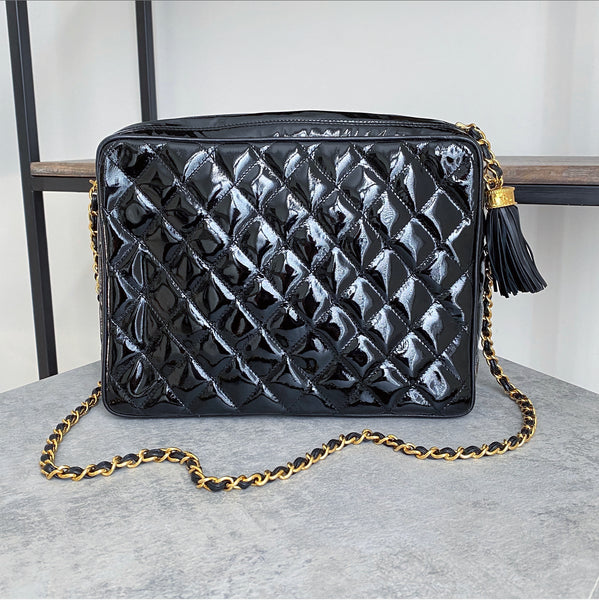 Chanel Vintage 1986 Patent Leather Shoulder Bag – I MISS YOU VINTAGE