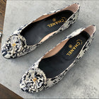 Chanel 03P Vintage Figural Fabric Ballet Flat - 37.5 / 7